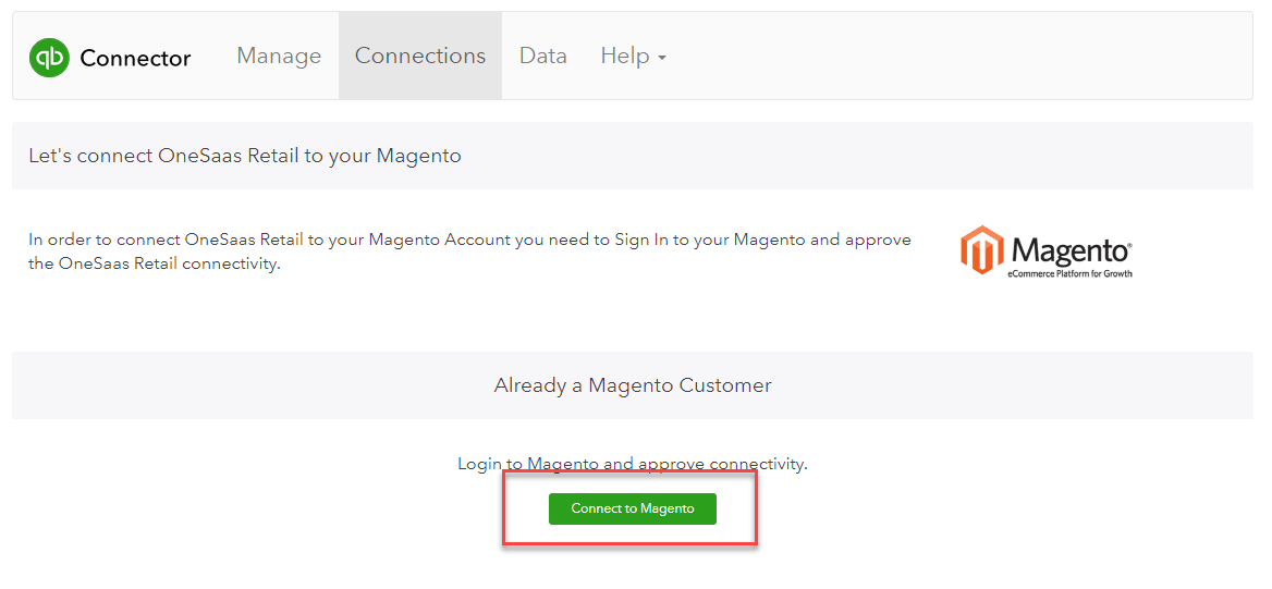 Magento Connection